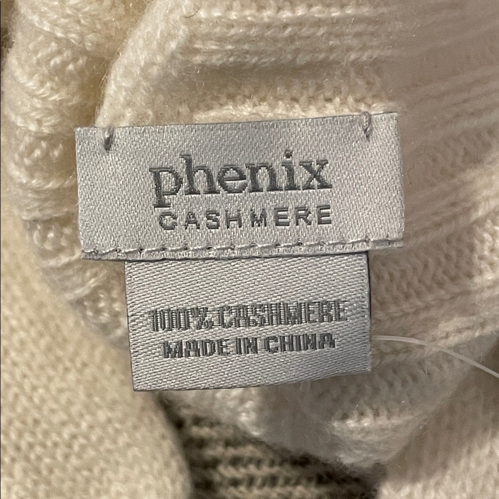 Phenix Cashmere White Gloves with Pearl Details NWT - Picture 6 of 7